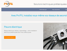 Tablet Screenshot of pro-fil.com
